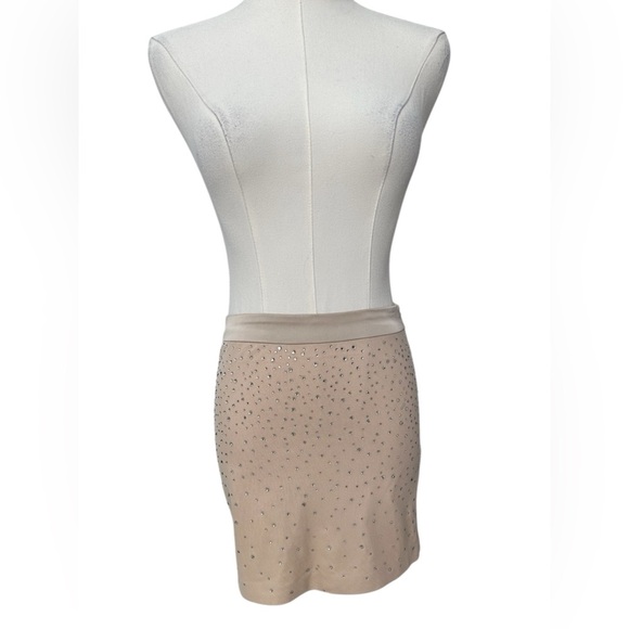 GENERATION LOVE Nina Crystal Mini Skirt in Bare Nude Women Size XS $225 MSRP NEW - Picture 11 of 15